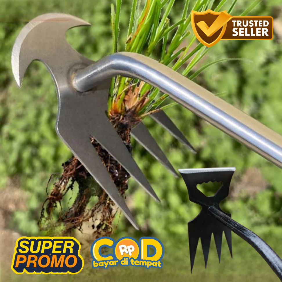 Alat Pencabut Rumput Liar Garpu Tanaman Multifungsi