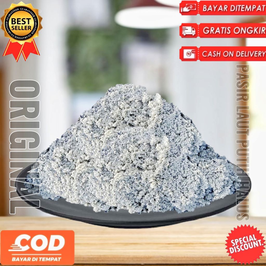 Pasir putih halus 1kg pasir mainan anak 1kg  pasir pantai 1kg pasir aquarium 1kg pasir aquascape 1kg