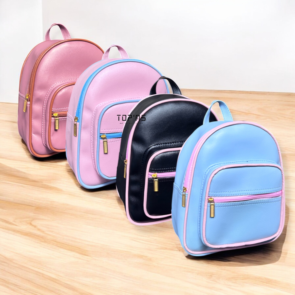 Vashea Tas Ransel Dwilisa Serbaguna / Tas Sekolah Kulit Sintetis Multifungsi Wanita