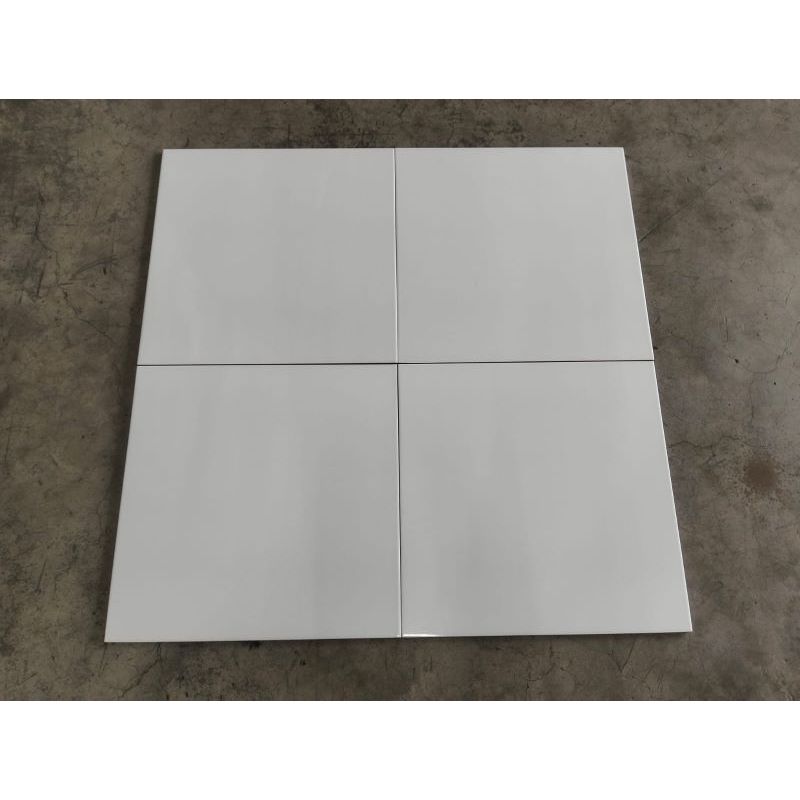 Keramik Ukuran 60x60 Putih Polos Plain White Glossy Keramik Lantai