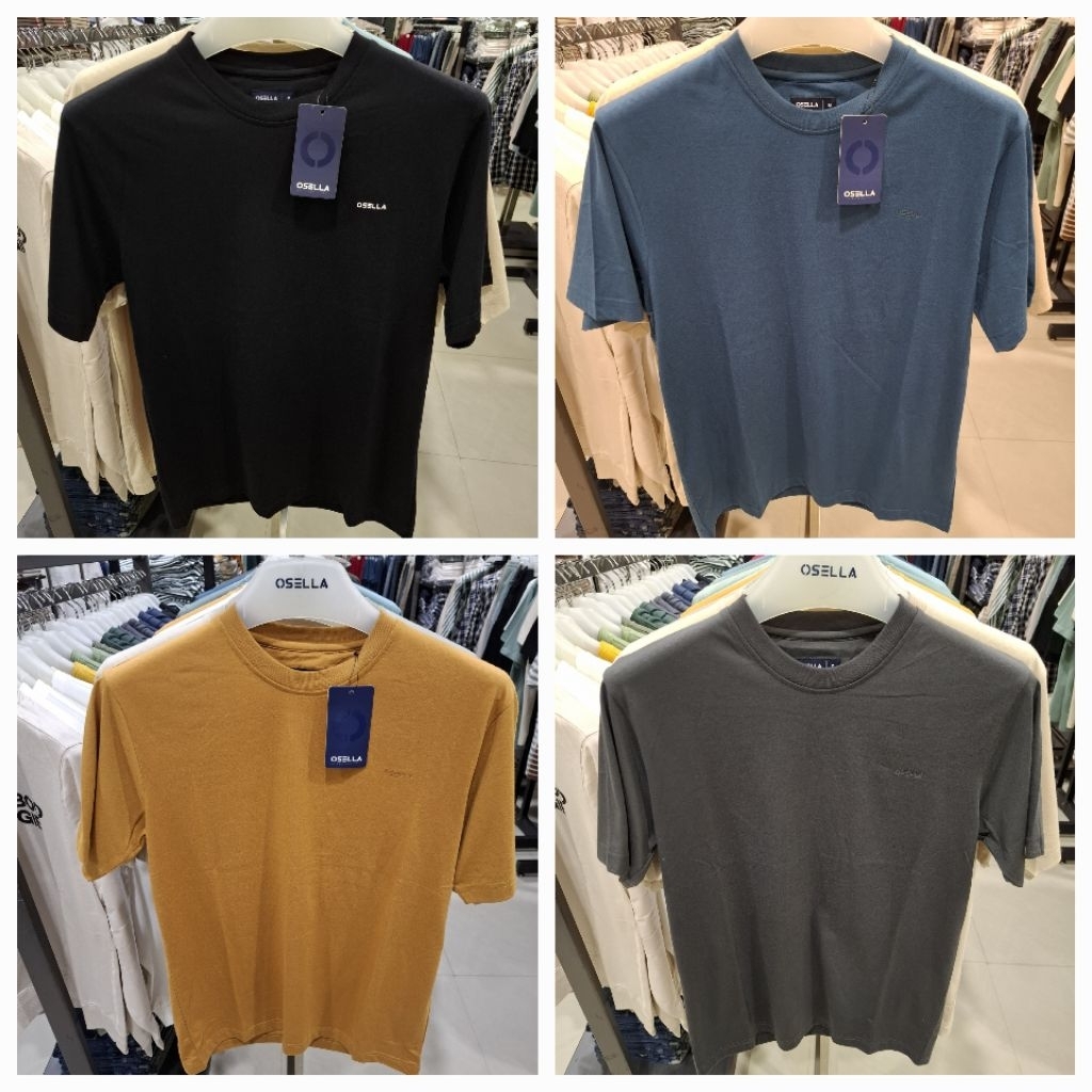 Osella Baju Kaos T-Shirt Laki Laki Lengan Pendek Original