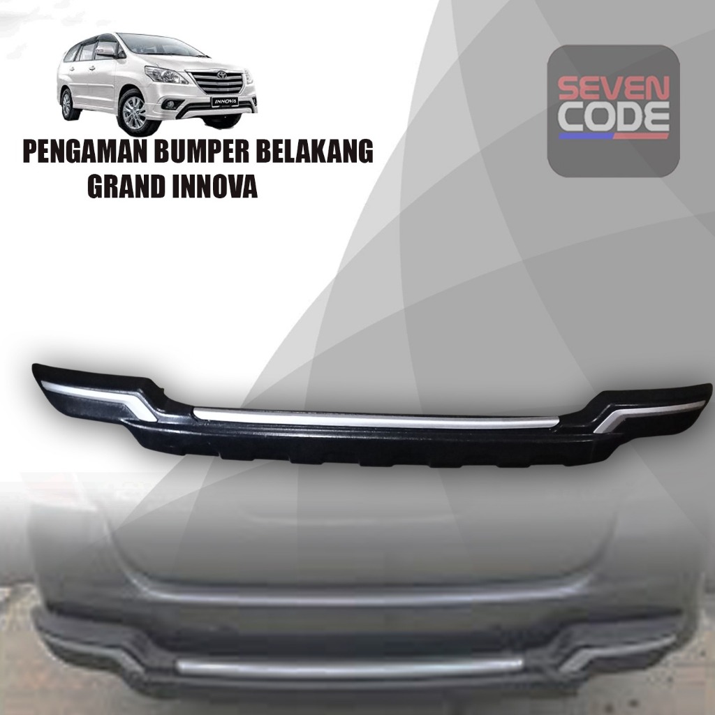 PENGAMAN BELAKANG INNOVA GRAND 2012-2015 BUMPER BELAKANG INNOVA GRAND 2012-2015 PLASTIK
