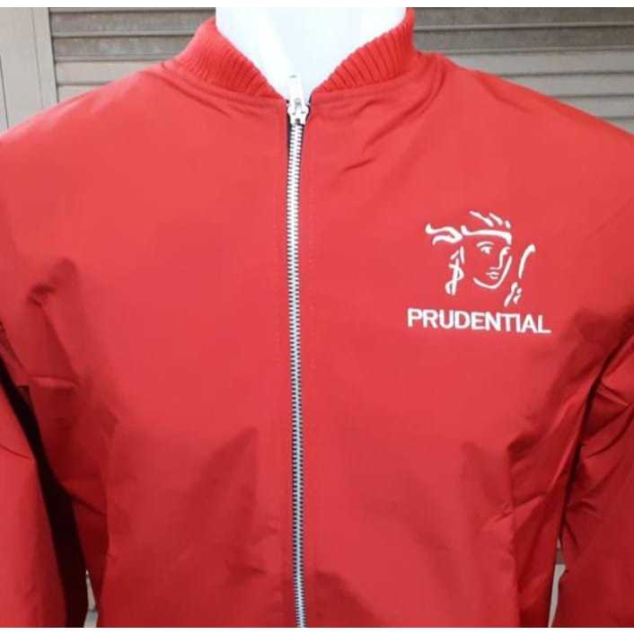 Jaket Prudential Bordir Jaket Bomber Custom Bordir