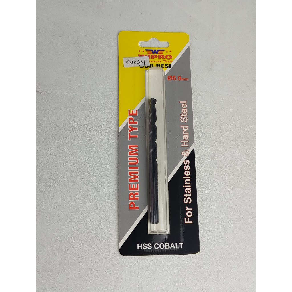 mata bor besi 6mm steinles HSS cobalt wipro HSS cobalt WIPRO