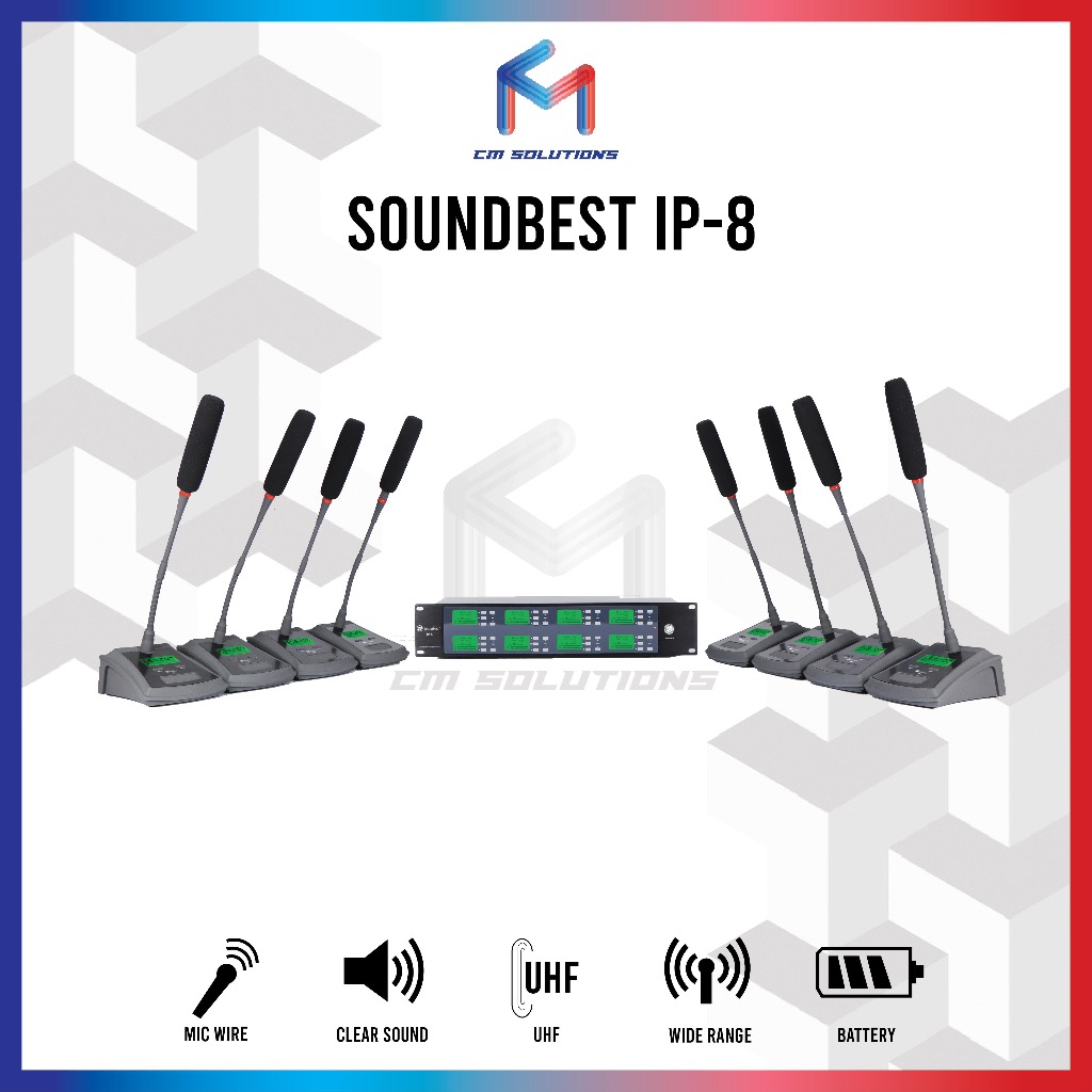 Microphone Conference Wireless Soundbest IP 8