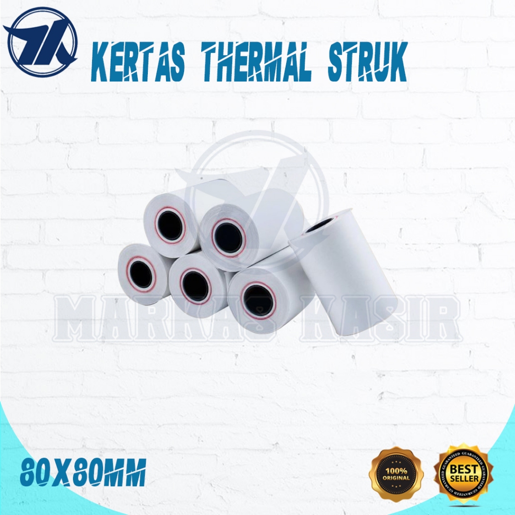 

KERTAS THERMAL STRUK KASIR 80 X 80MM