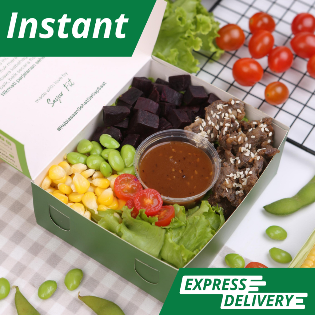 Beef Yakiniku Salad Sayur by Sayur Fit