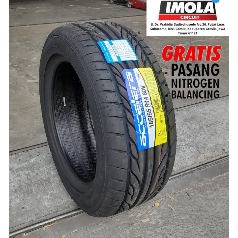 Ban Mobil Tubles Murah Ukuran 185/55 R14 Accelera Ban Mobil Ring 14