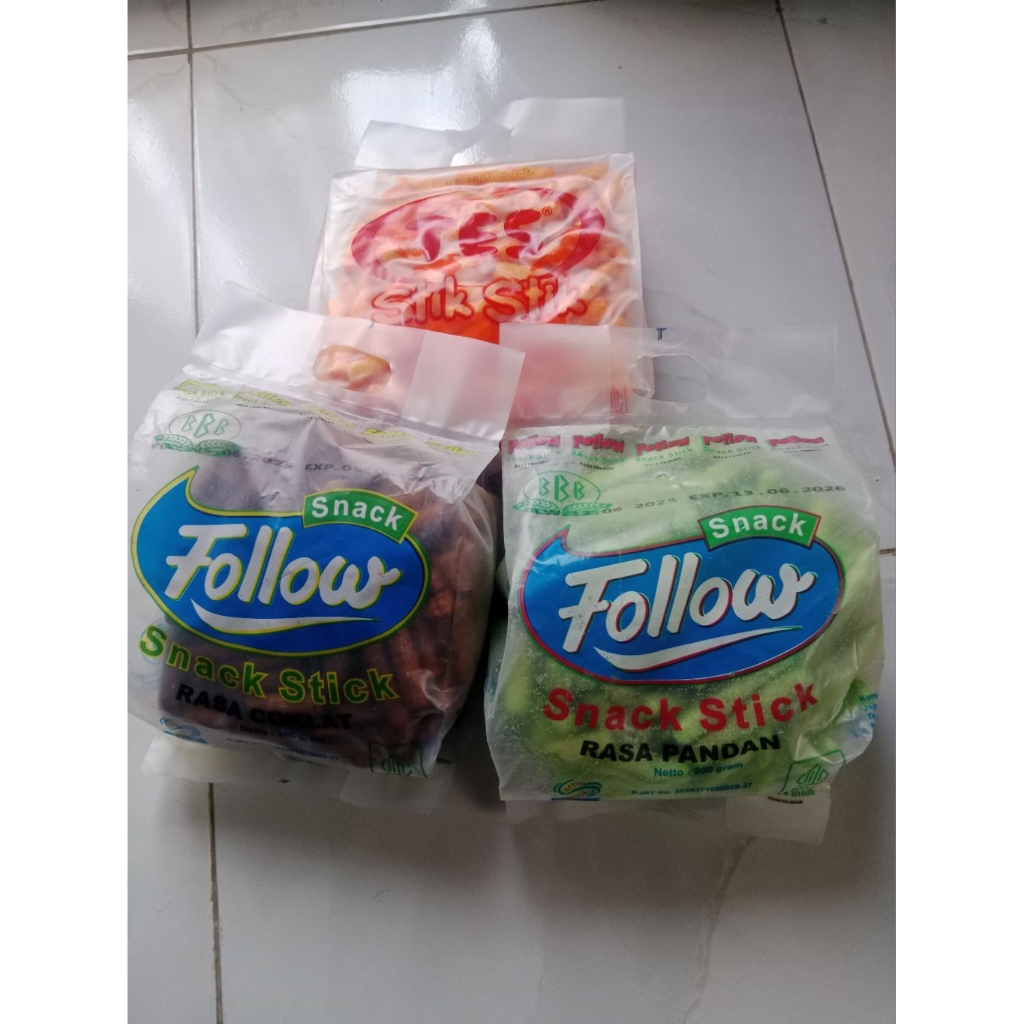 

snack stck follow/stik stik tes