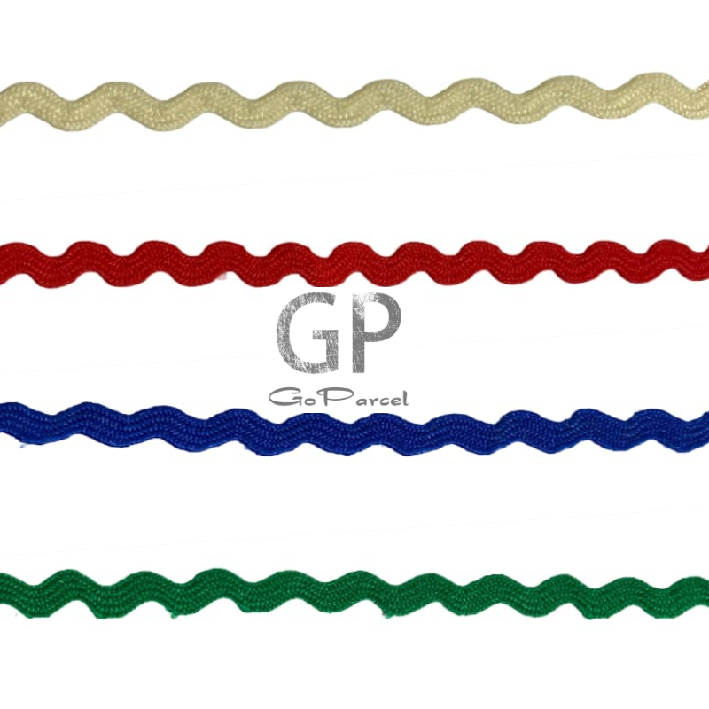 

( 3 Meter ) RENDA BIKA BIKU / RENDA ZIG ZAG / LEBAR 0.5 CM