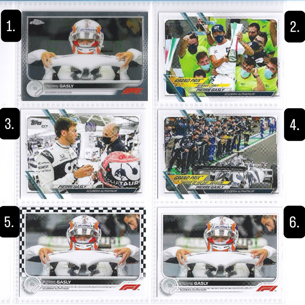Kartu f1 Topps - Pierre Gasly (Alphatauri F1 Team)