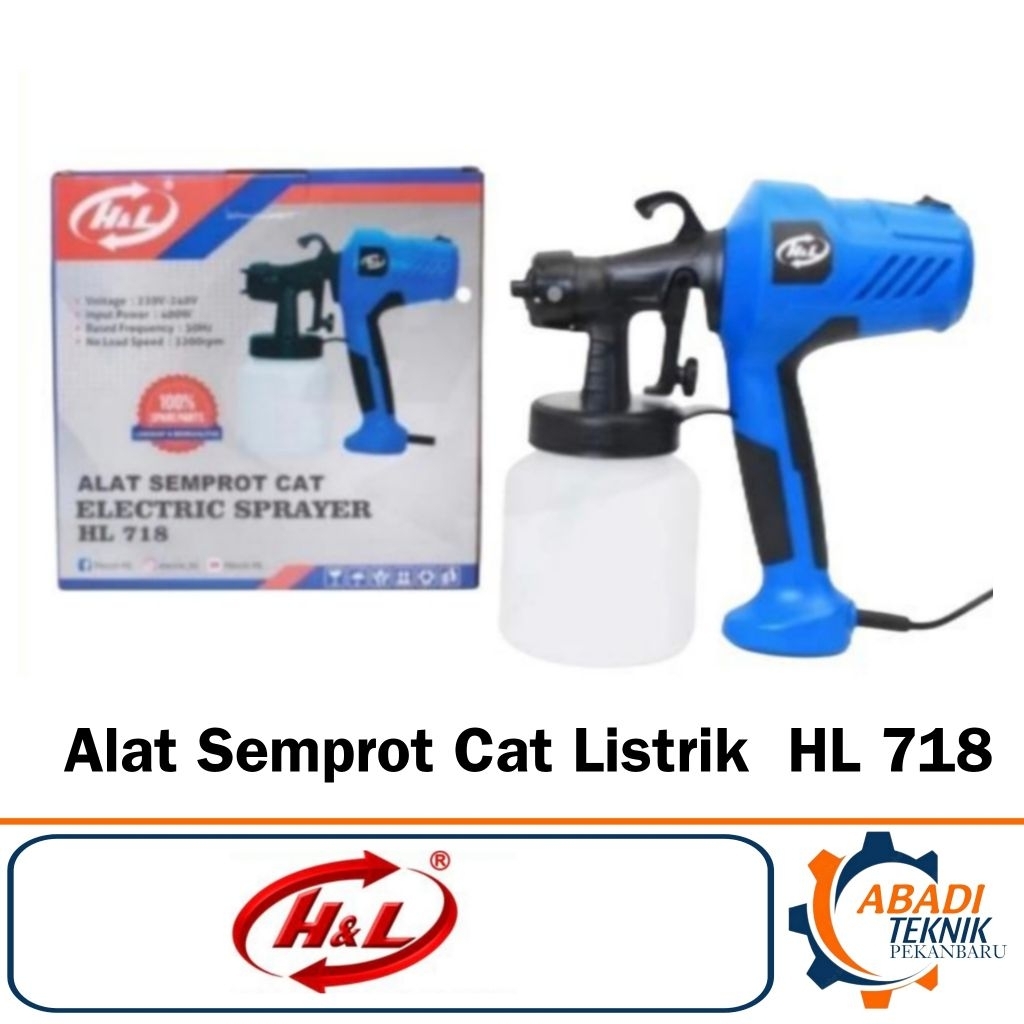 H&L HL 718 Alat Semprot Listrik Cat Tembok Electric Sprayer Gun Spray Gun SprayGun
