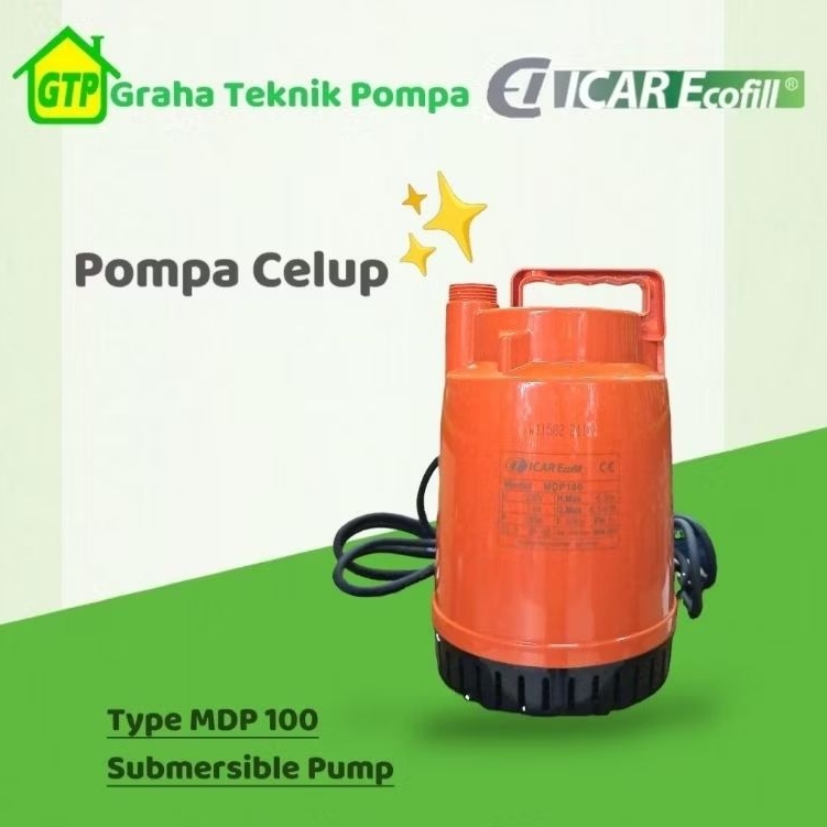 Icar Ecofill Pompa Air Celup Type MDP 100
