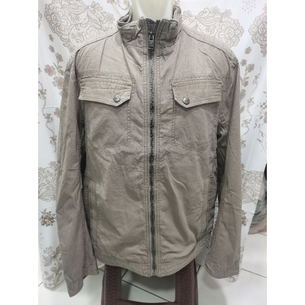 Jaket Tom Tailor - Coklat Susu ( Brand New )