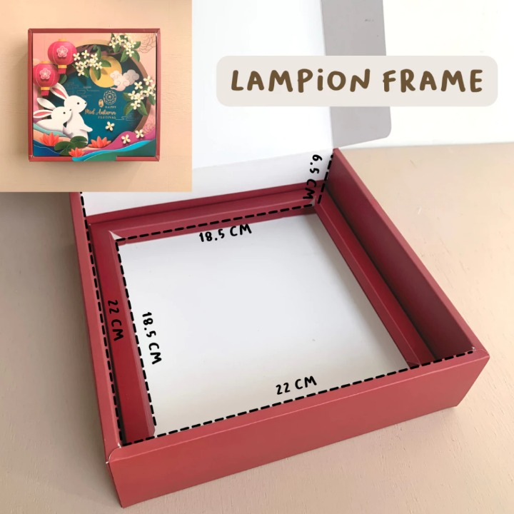 

Box Dus Kotak Packaging Kue Bulan Mooncake Mid Autumn Festival Kardus Box Kue Bulan Musim Autumn Festival