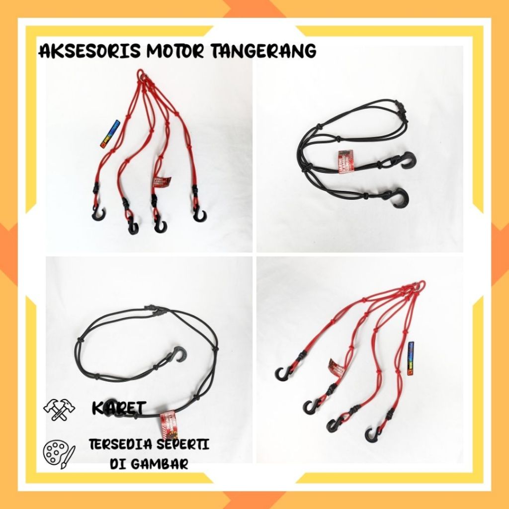 JARING KAMBING GUNUNG BOXER MOTOR TALI BAGASI JOK MOTOR JARING MOTOR JARING TAS JAS HUJAN