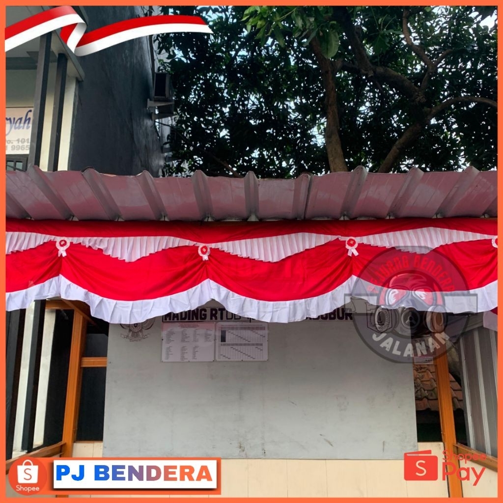BRAND NEW Bendera beground 10gelombang termurah