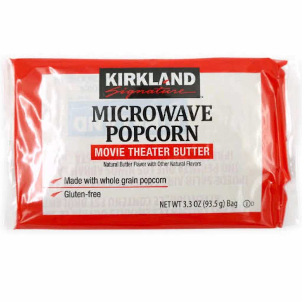 

Microwave Popcorn Kirkland from USA / Snack Gluten free / exp 2026 /Ready Stock