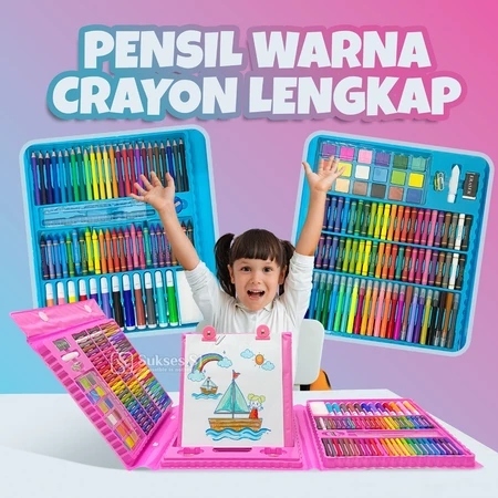 

PBM-Crayon Pensil Warna Art Set Pensil Warna Crayon