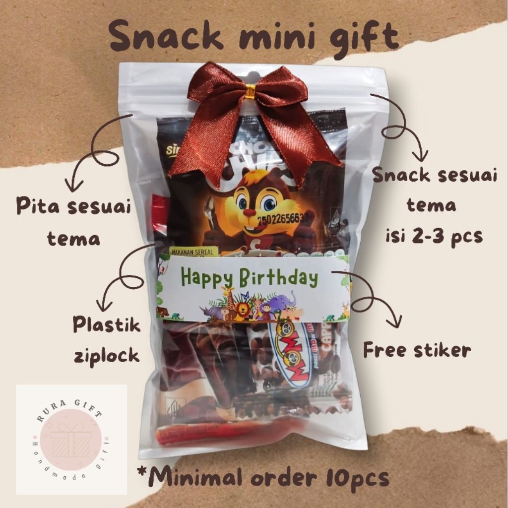 

Snack mini gift hampers, Snack gift mini ultah, min order 10pcs