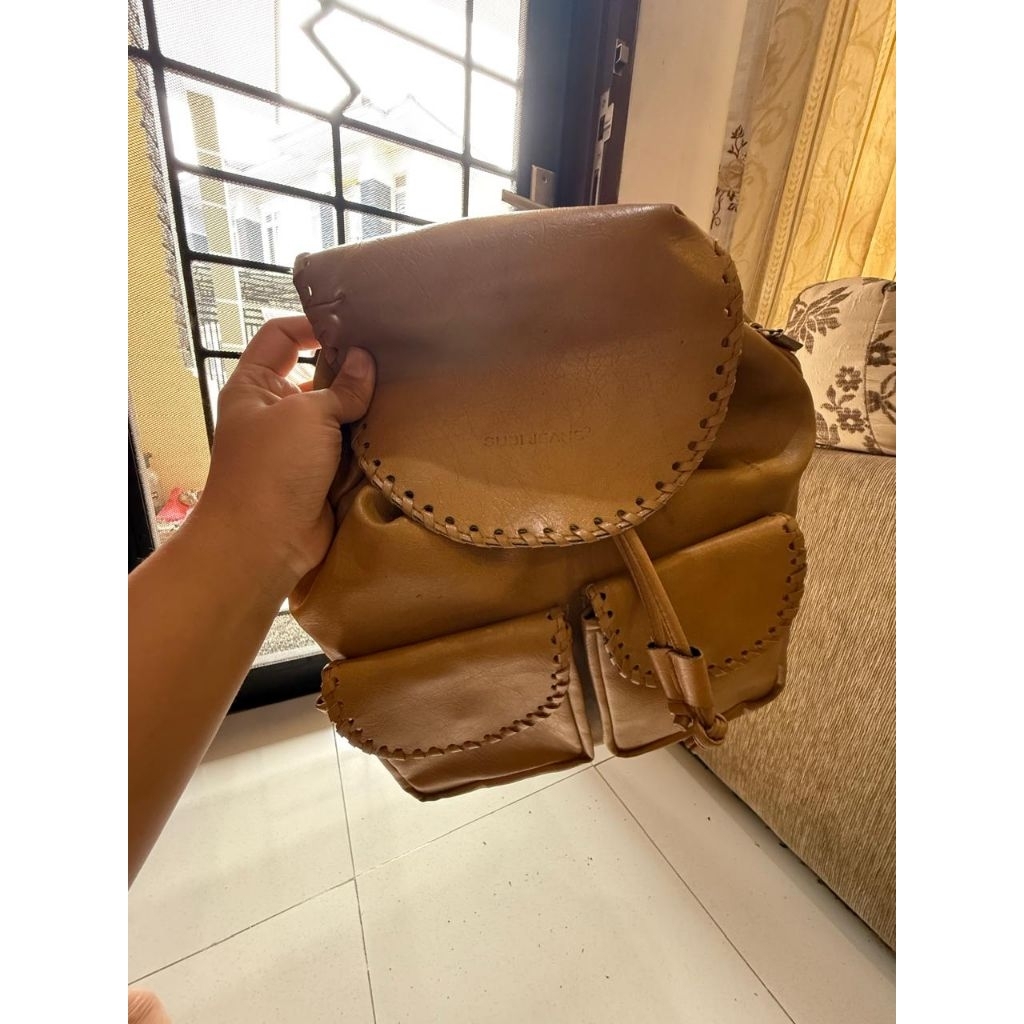 Tas ransel kulit second