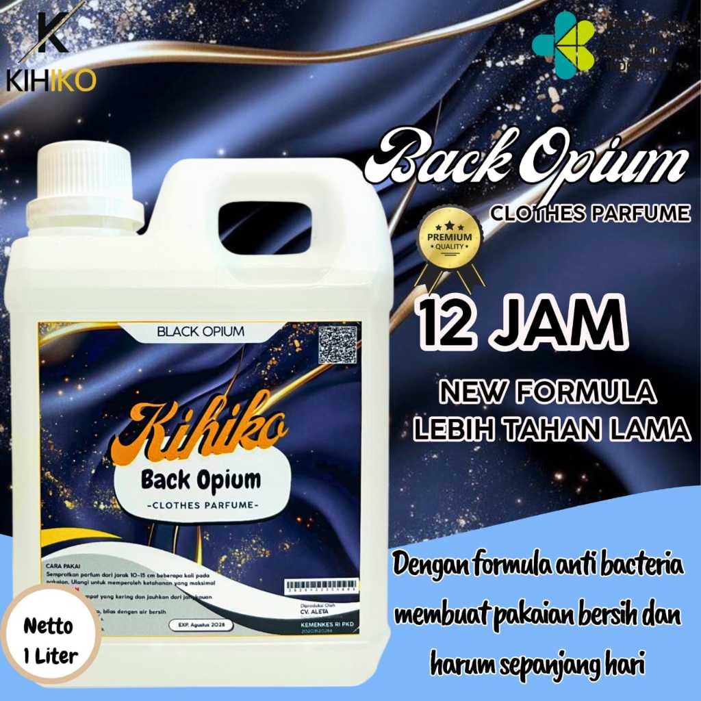Kihiko Parfum Pakaian 1 Liter - Back Opium