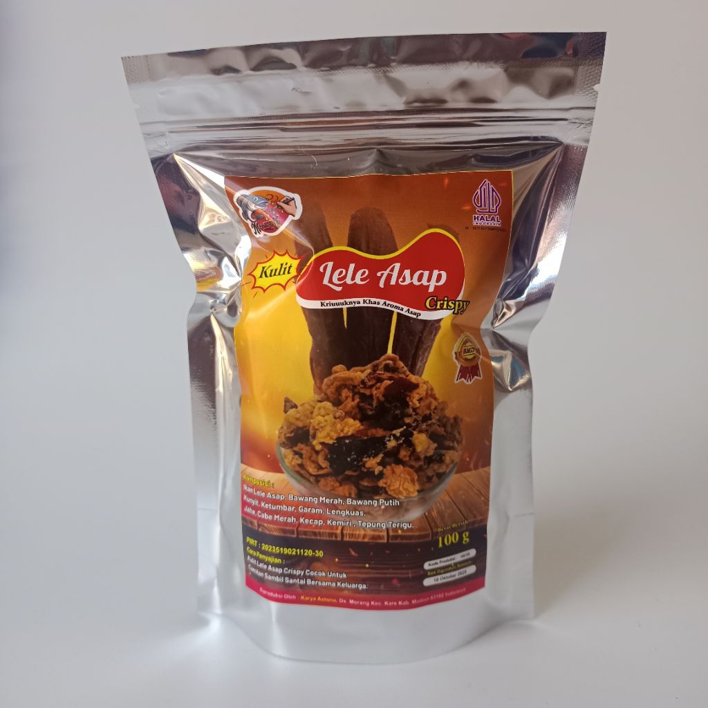 

Kulit lele asap crispy berat 100g