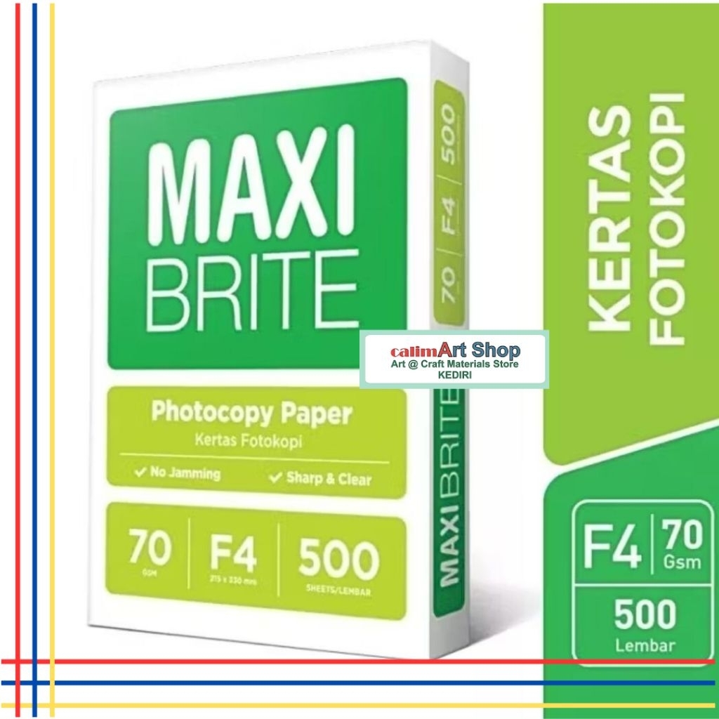 

HVS Maxi Brite F4 70gsm 1 Rim