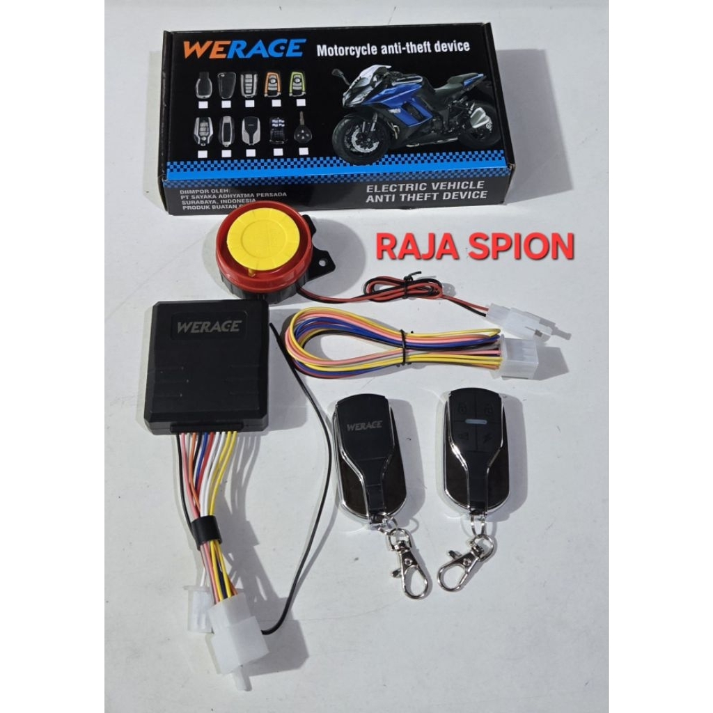Remote alarm WERACE/alarm motor universal/ remote alarm motor segala motor