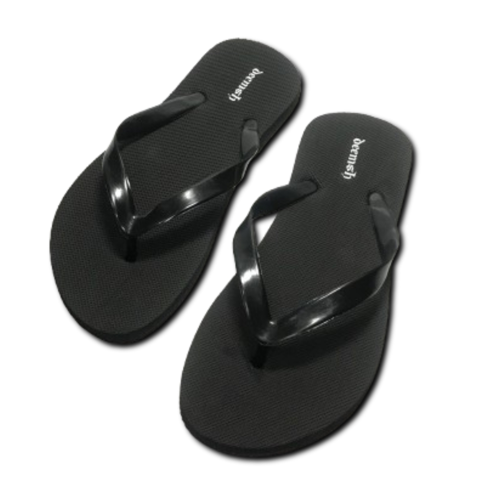 Sandal Jepit Pria Deemsh Hitam Sendal Cowok Keren