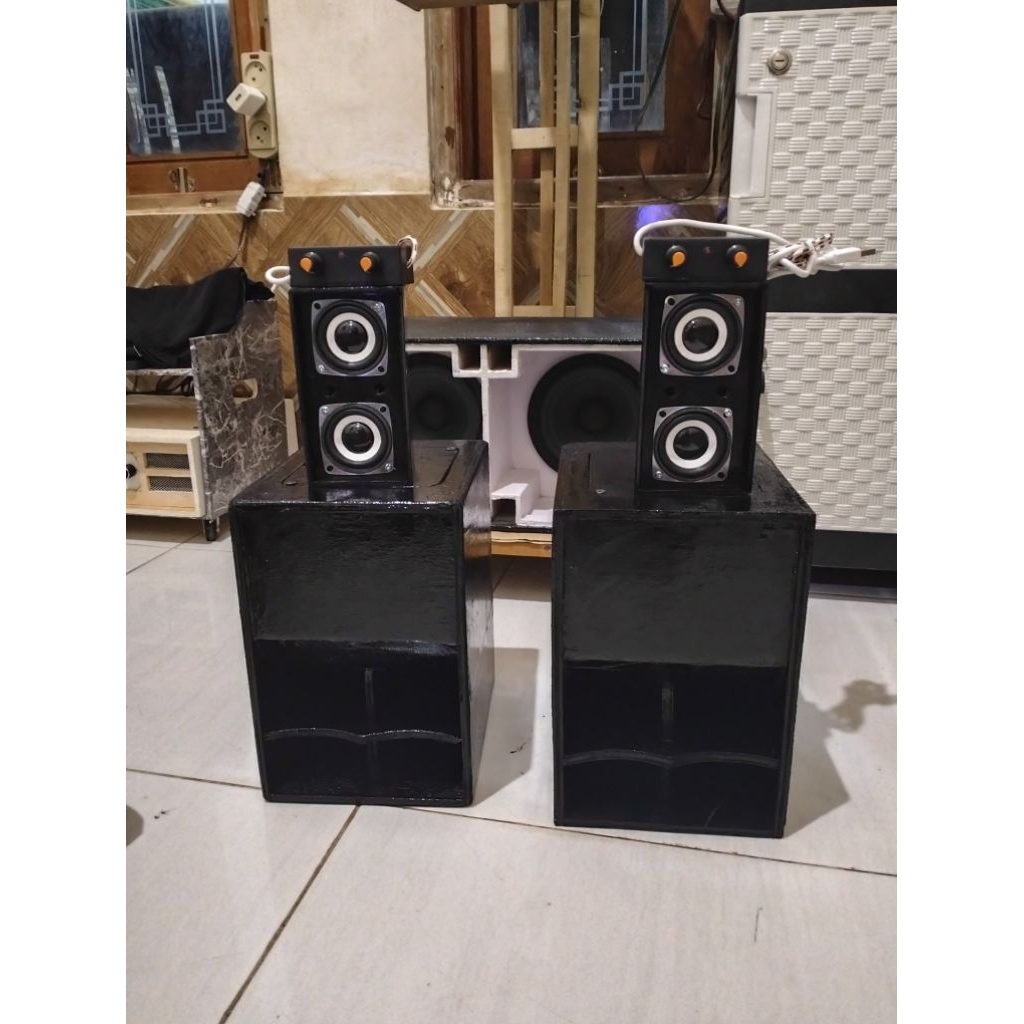 paket siap bunyi supali 4inch middle 2inch