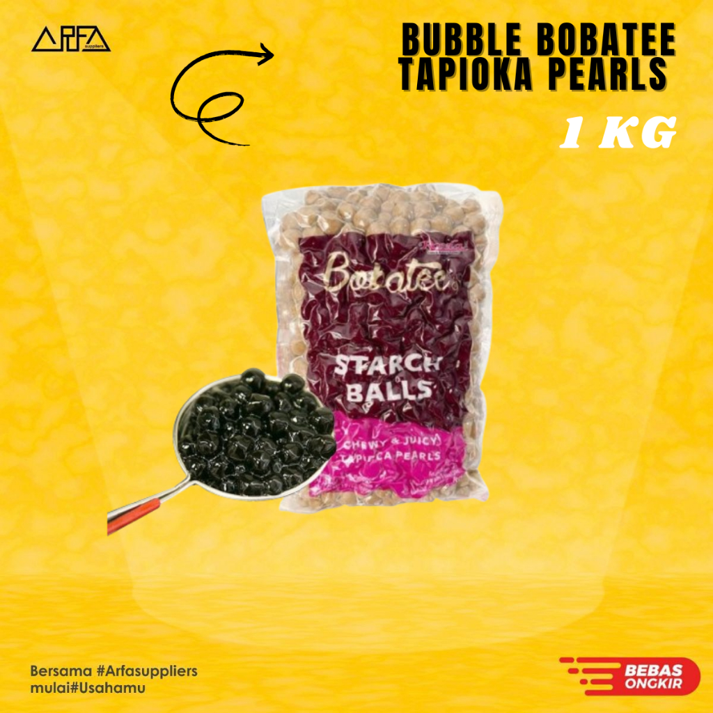

Bobatee Boba Tapioka Pearls 1 kg