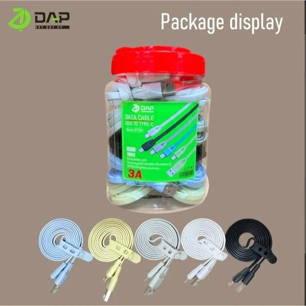 KABEL DATA DAP DIM100 (MICRO) BIJIAN |DAP DIT100  (TYPE-C) |DAP DIL100 (LIGHTNING | KABEL USB MURAH 
