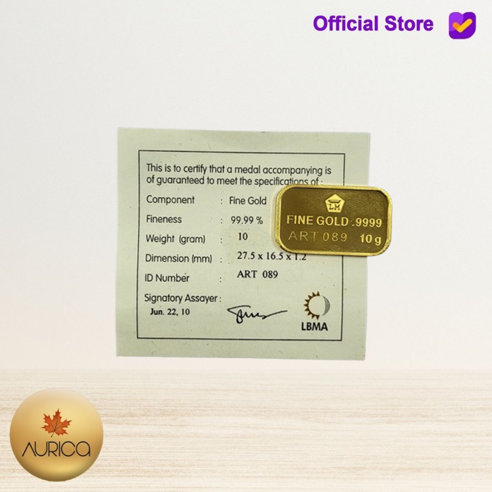 Logam Mulia Antam Retro Tidur - 10GRAM