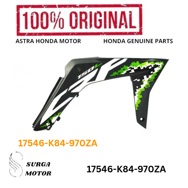 Cover Body Kanan (Set Illust R Shroud Type 1) Motor Honda CRF 150L 17546K84970ZA 17546-K84-970ZA Set