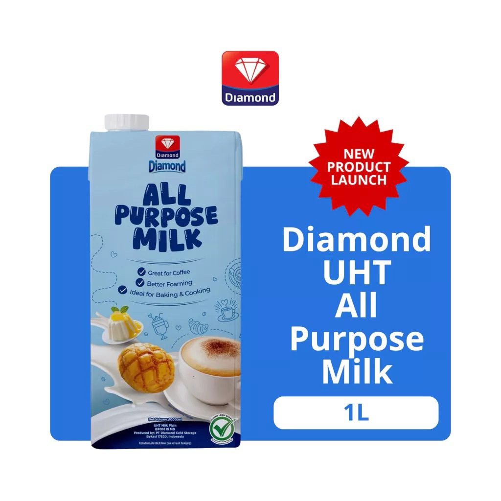 

Diamond Uht All Purpose Milk 1L