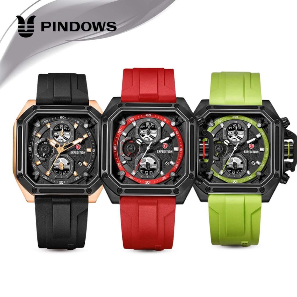 ORIGINAL Jam Tangan Pria Expedition E6812 E 6812 EXP 6812 Garansi Resmi 1 Tahun