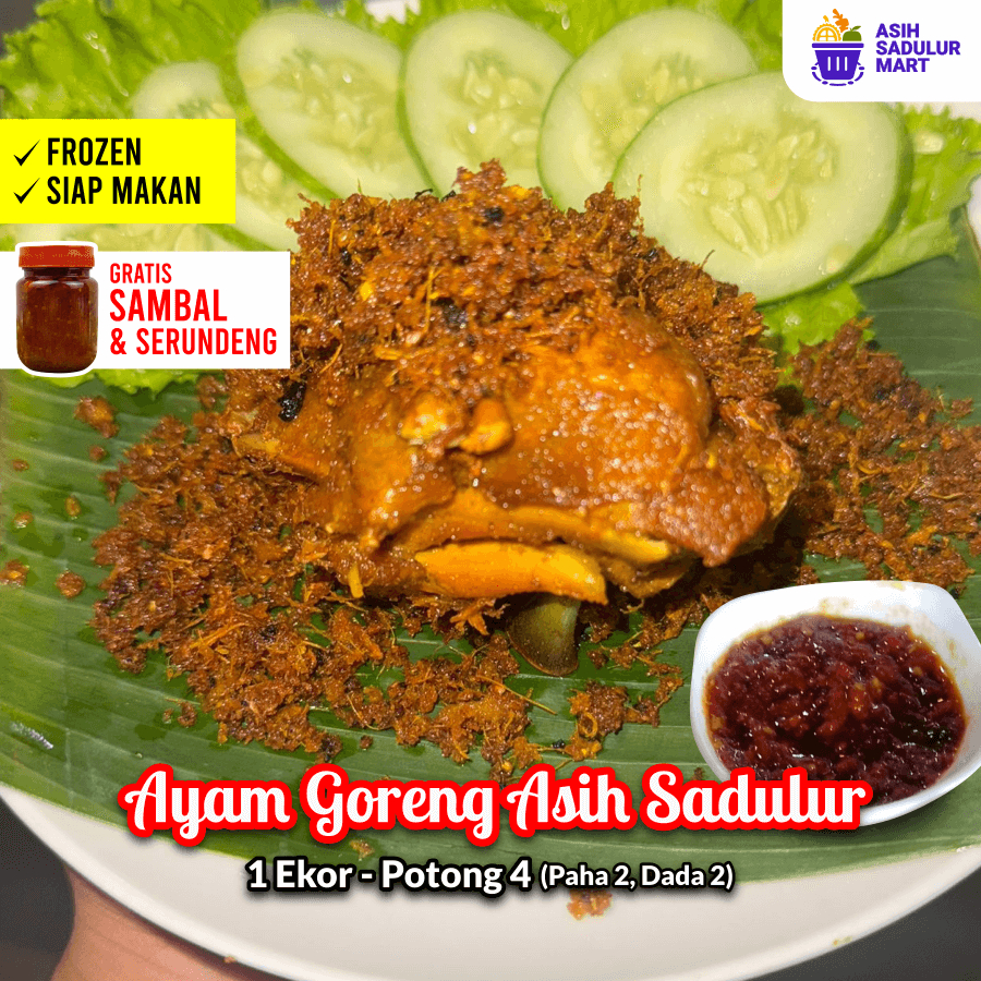 

Ayam Goreng Asih Sadulur (Frozen & Siap Makan) Ayam Ungkep Siap Goreng / Siap Santap Bandung