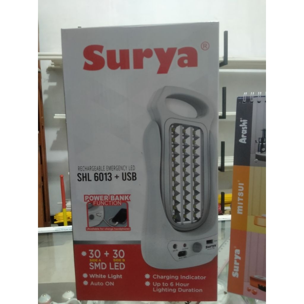 SURYA  SHL 6013+USB Emergency LED