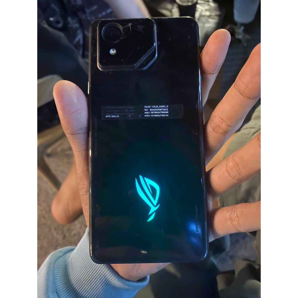 ROG 8 MINUS RETAK DEPAN BELAKANG