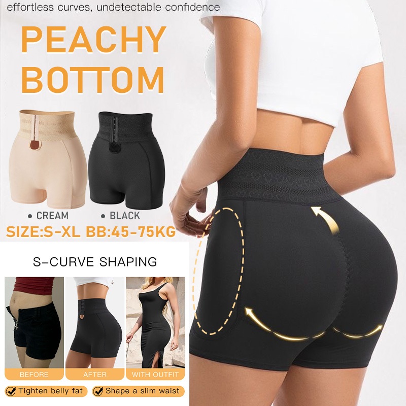 High Waist Shapewear Korset Busa Pantat Dan Pinggul Seamless Hip Lift Pants