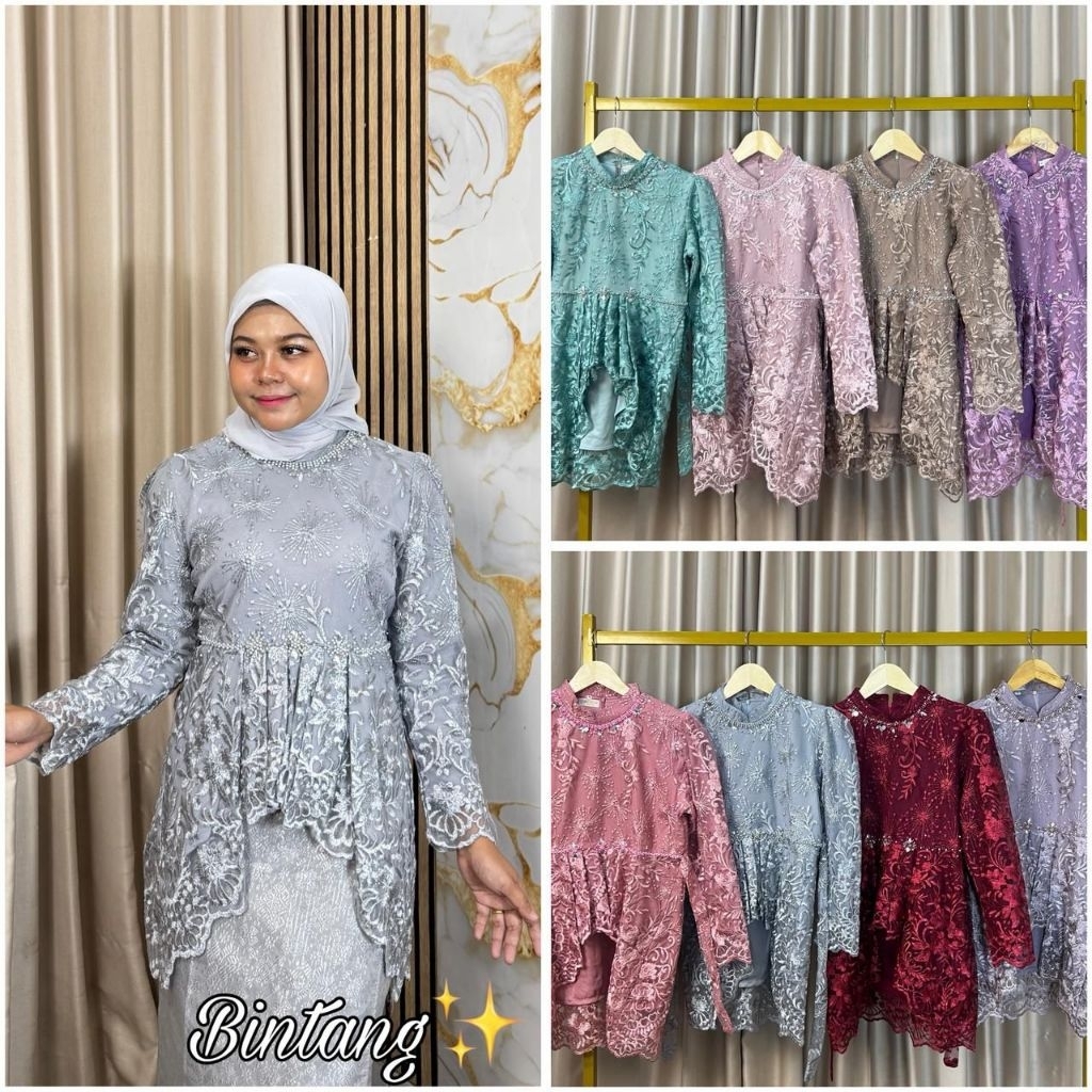 [COD] SETELAN KEBAYA BINTANG// BAJU KEBAYA COCOK UNTUK ACARA WISUDA