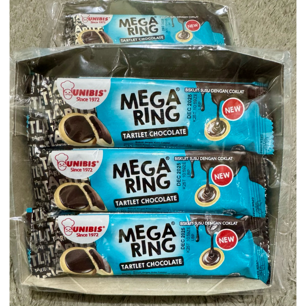 

Unibis Mega Ring Tartlet Chocolate pack (12pcs x 22g) ECER per pack