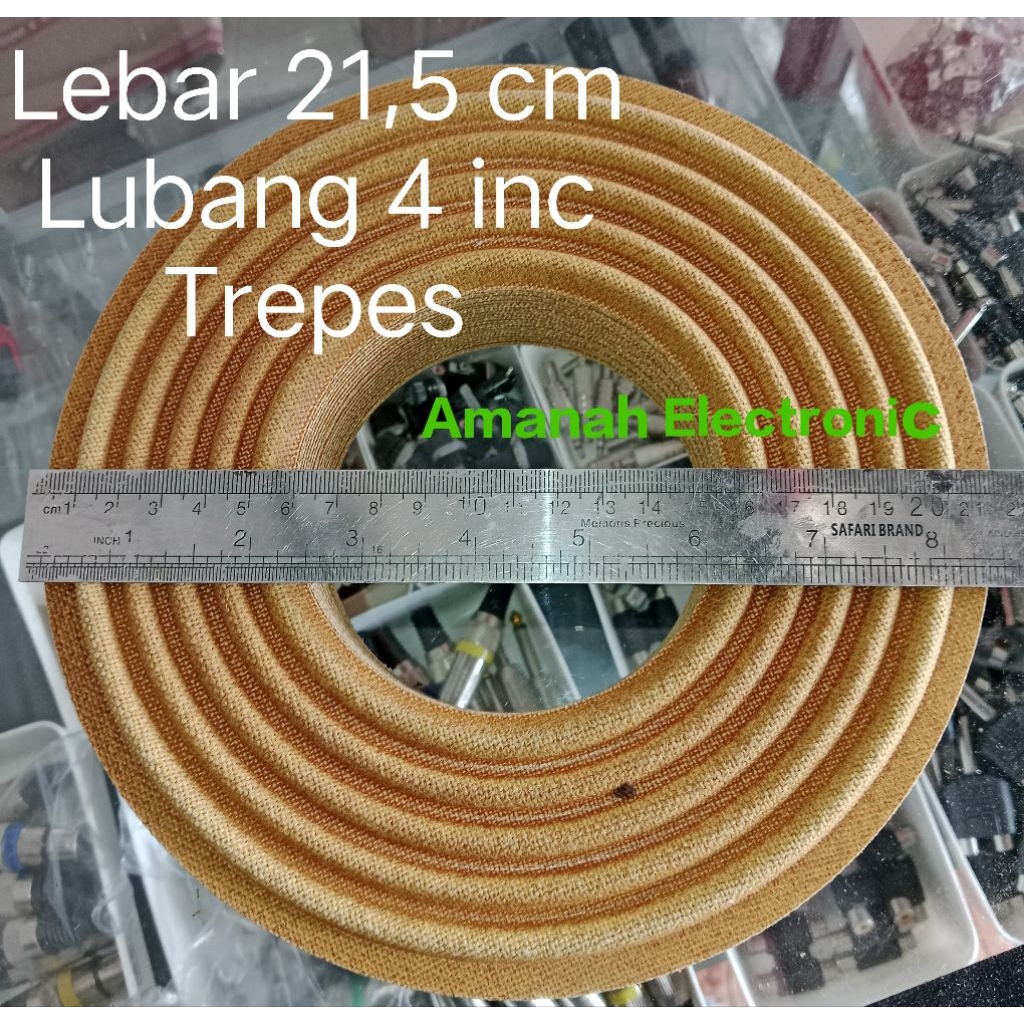 Damper nyamuk speaker 15_18 in Lubang 4 inc lebar 21,5 cm