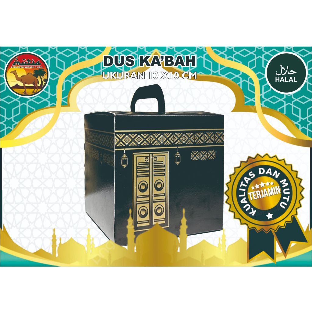 

Dus Model Ka'bah 25 pcs/pack l Box Dus Ka'bah Hitam Oleh-oleh Haji dan Umrah