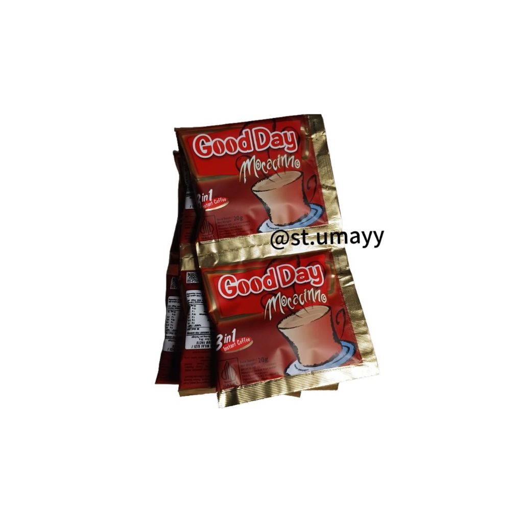 

kopi good day mocacinno 1renceng isi 10bks