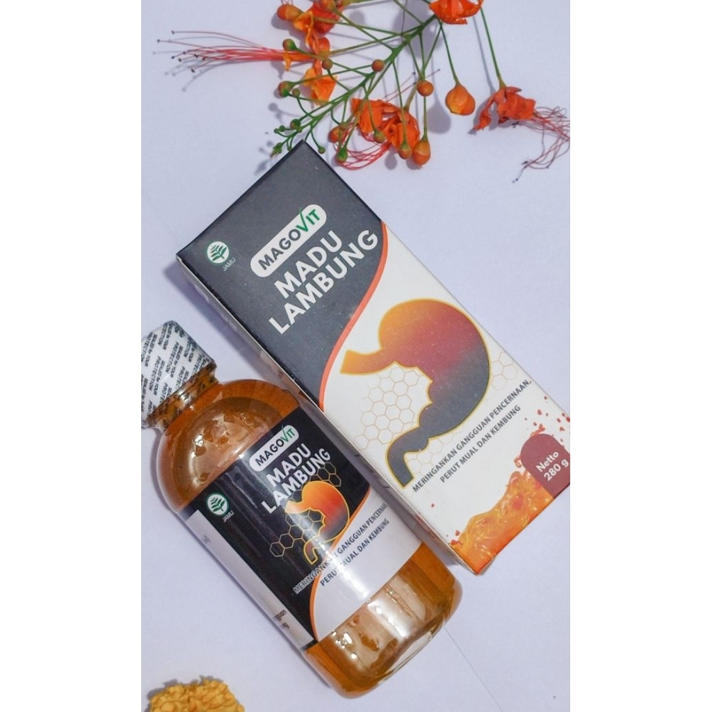 

Madu herbal lambung magovit 280gr Solusi ampuh atasi masalah pencernaan Halal