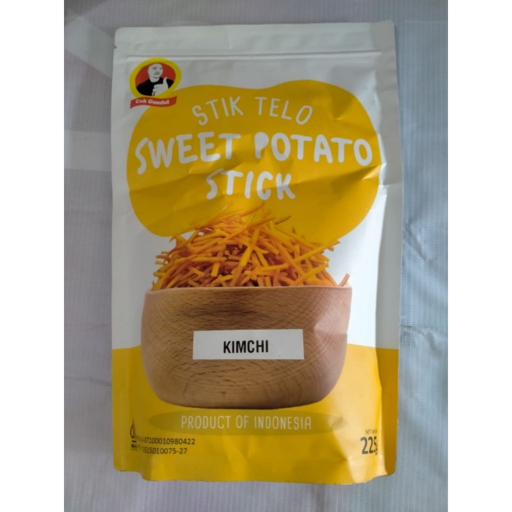 

Stik Telo [Sweet Potato Stick] Cak Gundul rasa Kimchi