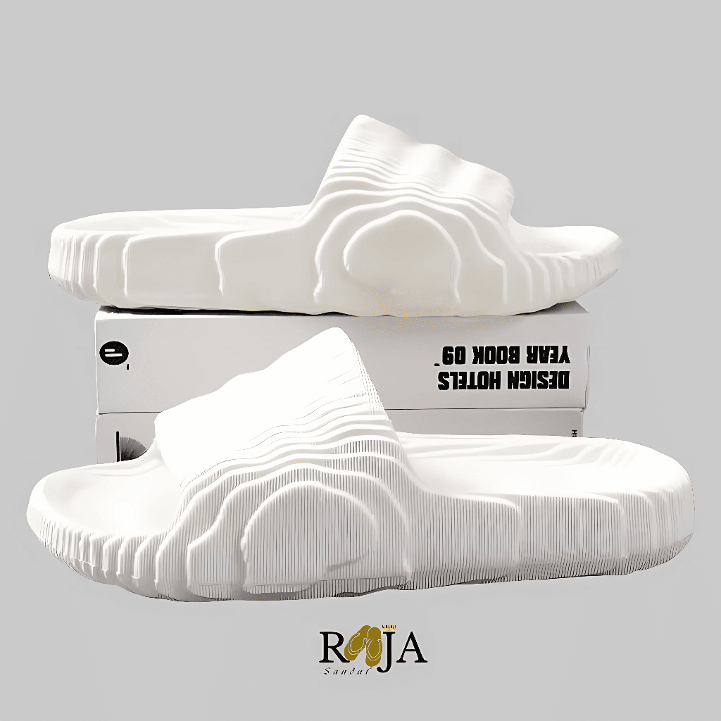 Raja Sandal Slop Adilette Murble Sandal Cowok Slide Pria Unisex Sandal Size 37-44