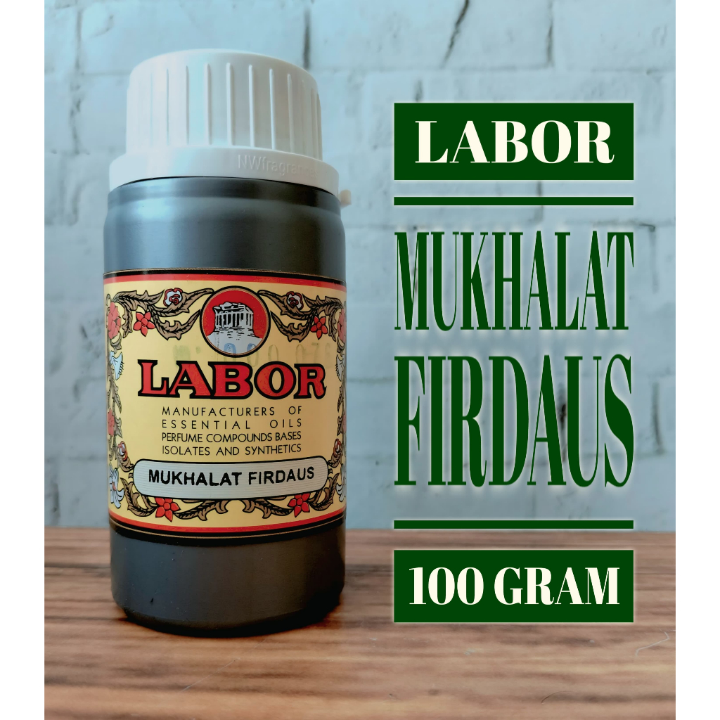 MUKHALAT FIRDAUS BY LABOR - BIBIT PARFUM KEMASAN SEGEL 100 GRAM SEARAH MUKHALLAT FIRDAUS (ORIGINAL)